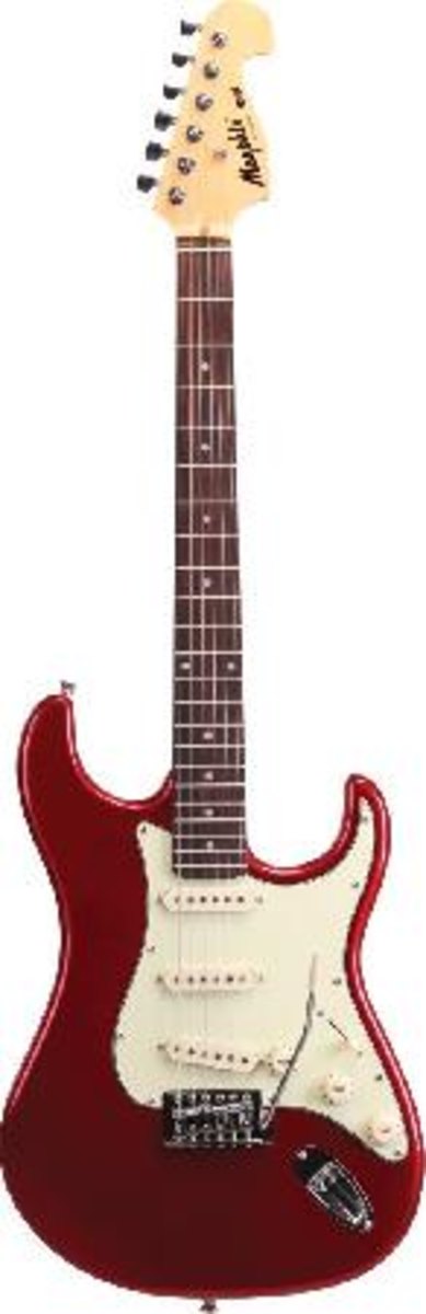 Guitarra Memphis Mg 32 Mr Vermelho Metálico