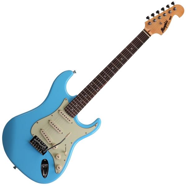 Guitarra Memphis Strato 22 Trastes Azul Claro Mg 32 Tagima
