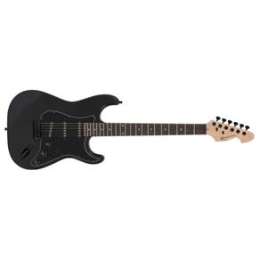 Guitarra Michael ST Standard GM217N MBA All Black 3 Single Coil Ferragens Pretas