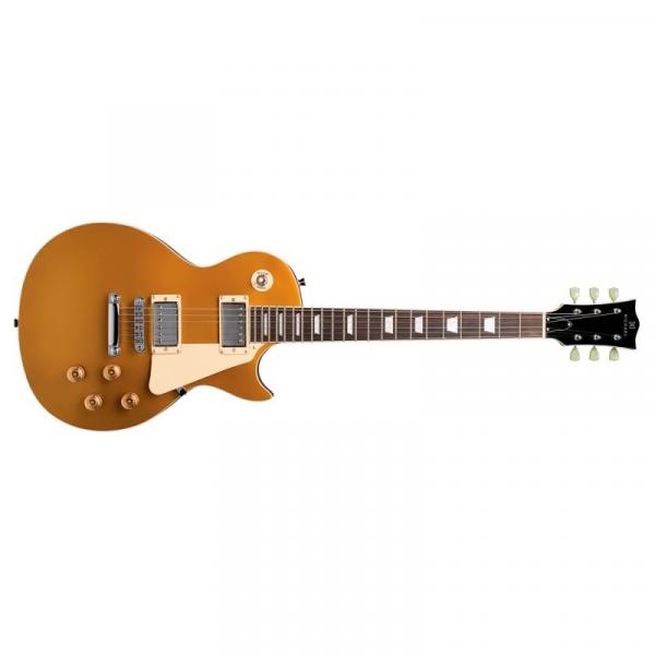 Guitarra Michael Strike GM750 GD Gold Top com Corpo em Solidwood e Sistema MX-3