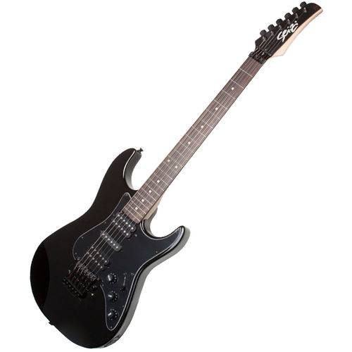 Guitarra Mosh Rw Metallic Black C/ Escudo Preto - Seizi