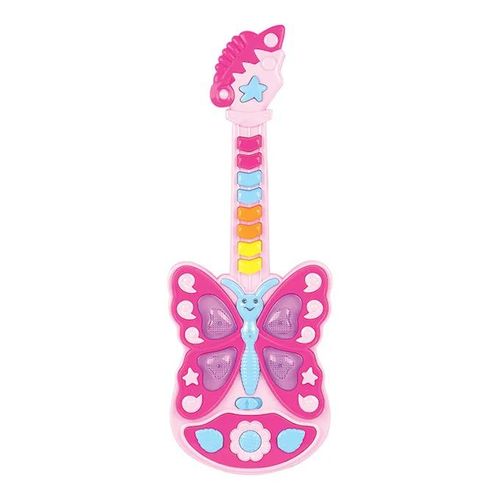 Guitarra Musical Borboleta com Luzes - Dm Toys