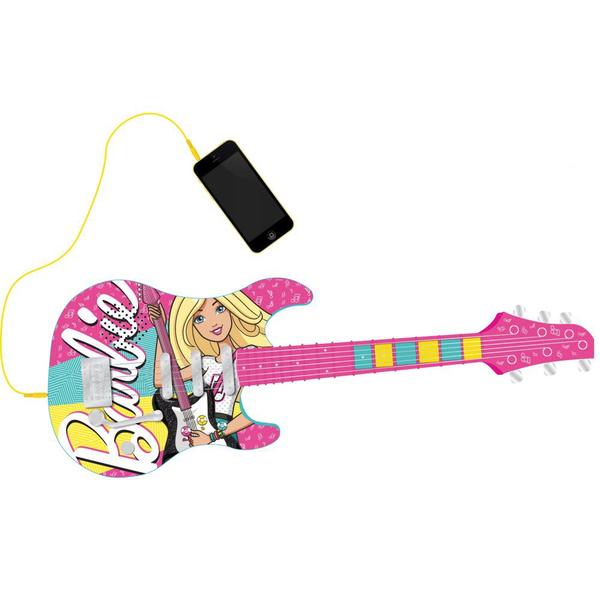 Guitarra Musical com MP3 Player - Barbie - Guitarra Fabulosa - Fun - Barão Distribuidor