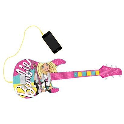 Guitarra Musical com MP3 Player - Barbie - Guitarra Fabulosa - Fun