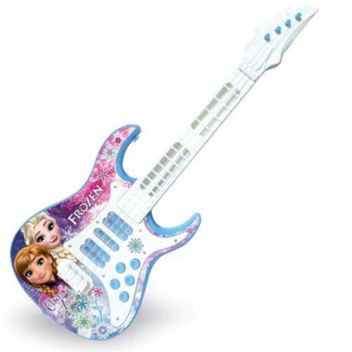 Guitarra Musical Infantil Eletrônica Frozen Disney Toyng