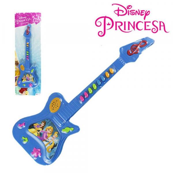 Guitarra Musical Infantil Princesas a Pilha 35 Cm - Etitoys