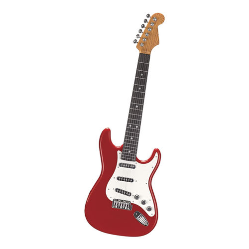 Guitarra Musical Vermelha - Art Brink