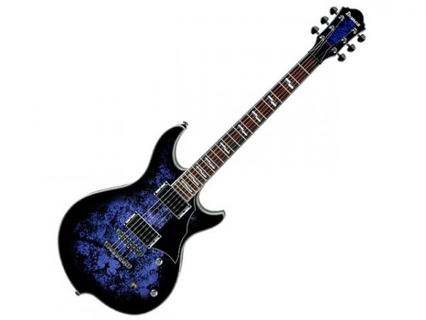 Guitarra Original Ibanez DN 520K - Preto e Roxo
