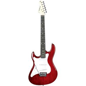 Guitarra para Canhoto Stratocaster Strinberg EGS-216, Vermelha