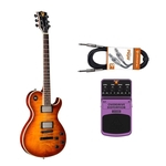 Guitarra Phx Lp Honeyburst Lp-310 D Bs + Pedal + Cabo