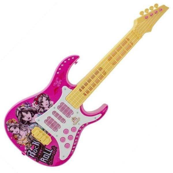 Guitarra Princesas Disney com Luz Rosa - Toyng