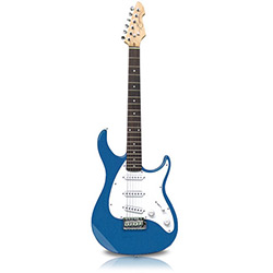 Guitarra Raptor Plus SSS Azul Transparente - Peavey