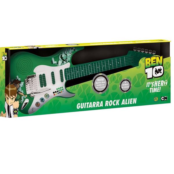 Guitarra Rock Alien - Verde - Ben 10 - DTC