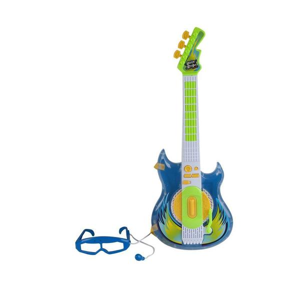 Guitarra Rock Star Azul com Óculos-Microfone ZP00755 - Zoop Toys