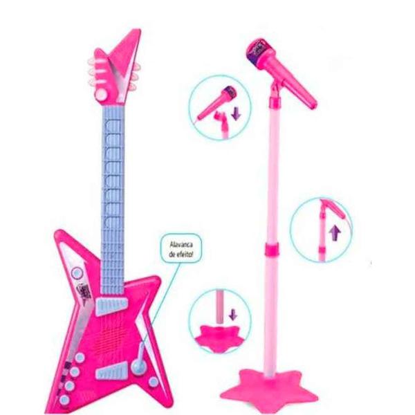 Guitarra Rock Star Zoop Toys - Rosa