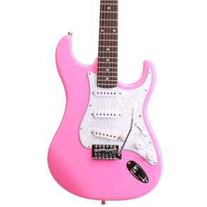 Guitarra Rosa Tagima Memphis Strato MG 32 Pink - PI