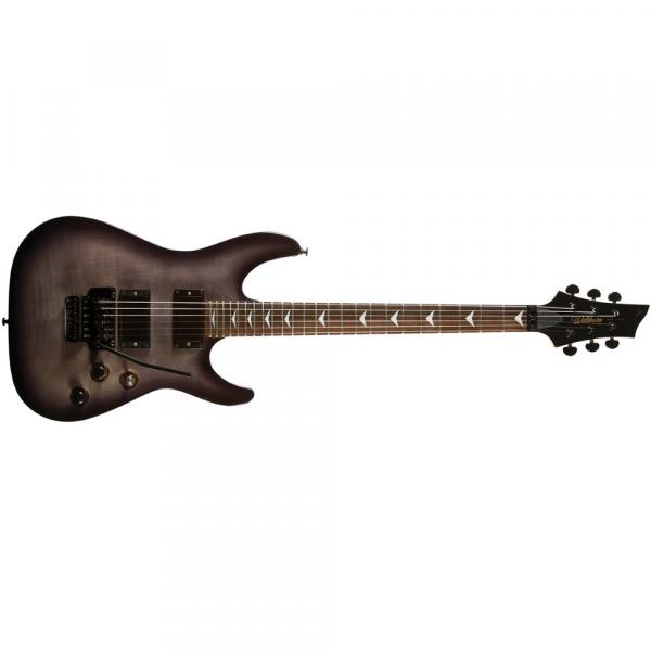 Guitarra Scandal Flamish Plus Transparent Black GSC-600F TBK WALDMAN