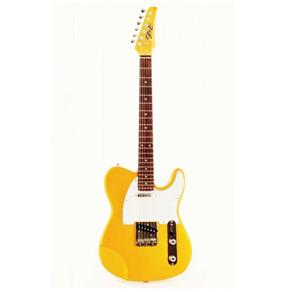 Guitarra Seizi Television Gold - com Escudo Branco Perolado Escala Rosewood