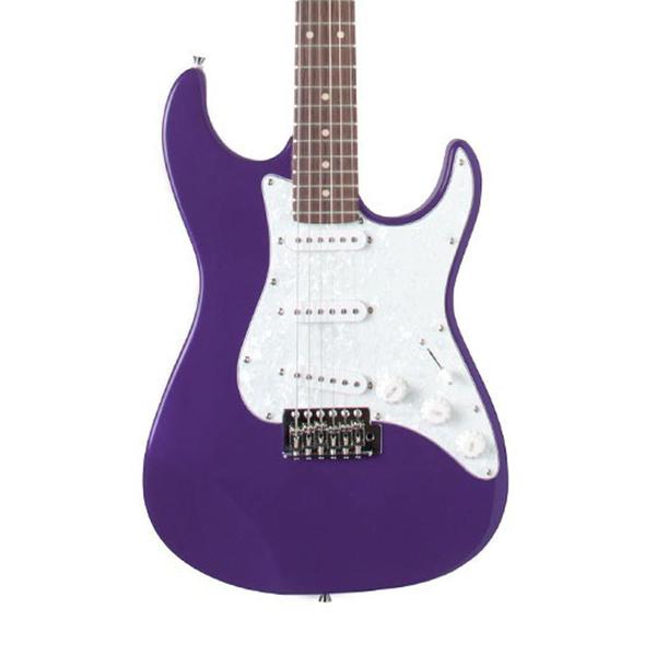 Guitarra Seizi Vision Rosewood C/ Escudo Branco Perolado - Metalic Dark Purple