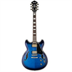 Guitarra Semi Acústica Corpo Maple Blue Burst As93bls Ibanez
