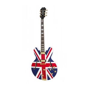 Guitarra Semi Acustica Epiphone Sheraton Union Jack Ltd Ed - Alpine White