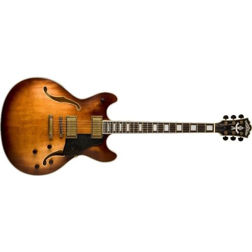 Guitarra Semi Acústica Vintage com Case Hb36 Washburn