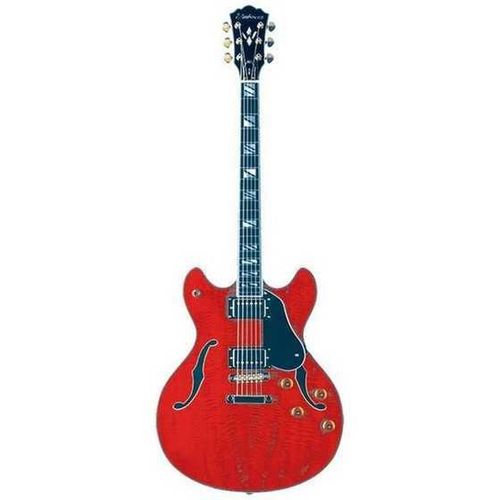 Guitarra Semiacústica Washburn HB35WR Hollowbody Cherry