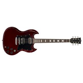 Guitarra SG Michael Hammer GM850 WR Vermelha Vinho 2 Humbuckers Trastes Extra Jumbo