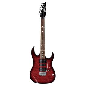 Guitarra Sólida Ibanez GRX 70QA TRB com 2 Captadores Humbucker + 1 Single com Ponte Tremolo - Vermelho Sunburst