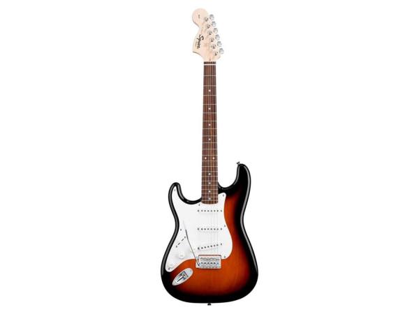 Guitarra Squier By Fender Strato Affinity LH - Sunburst Marrom