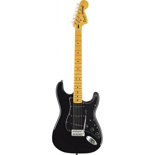 Guitarra Squier By Fender Vintage Modified Stratocaster 70s Mn Black