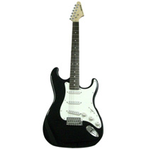 Guitarra SST-5BK - Preta C/ Escudo Branco - Suzuki