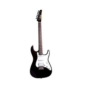 Guitarra Stone Stratocaster Escala em Rosewood HSS Black - Seizi