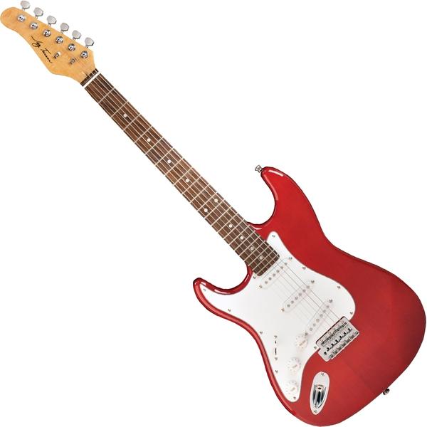 Guitarra Strato Canhota Jt300c Vermelha Jay Turser