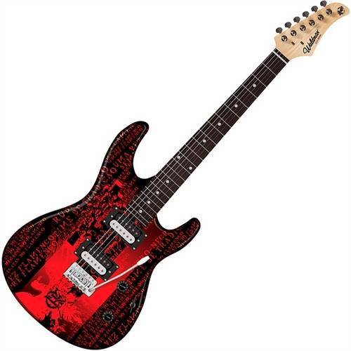 Guitarra Strato do Flamengo Gtu-1 Waldman