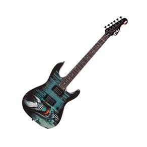 Guitarra Strato - Phx Marvel Venom Gmv1