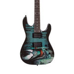 Guitarra Strato Phx Marvel Venom Gmv1