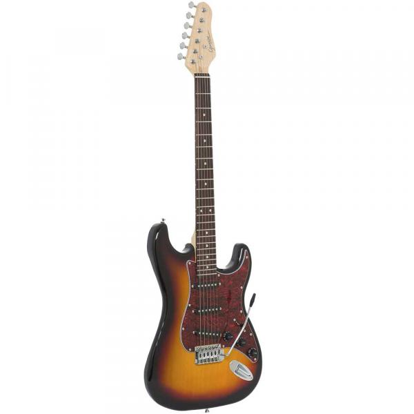 Guitarra Strato 3S G-100 Escudo Tartaruga Sunburst Giannini - Giannini