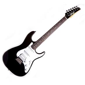 Guitarra Strato Seizi Stone Metallic Black