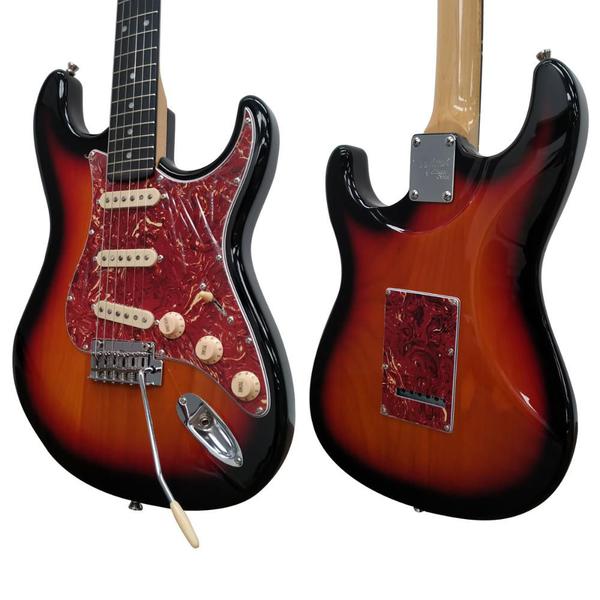 Guitarra Strato T-635 Classic SB E/TT Sunburst e Escudo Tortoise - Tagima