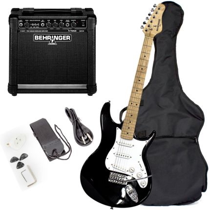 Guitarra Stratocaster C Amplificador Gm108 Behringer