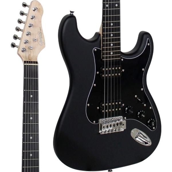 Guitarra Stratocaster Giannini G102 SBK/BK Preto Fosco