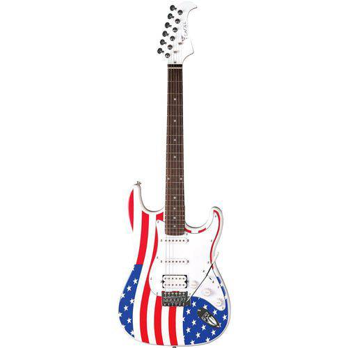 Guitarra Stratocaster Humbucker Sts002 Eagle Us Flag
