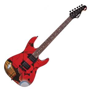 Guitarra Stratocaster Phx Marvel Iron Man Homen de Ferro