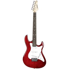 Guitarra Stratocaster Strinberg EGS-216, Vermelho Transparente