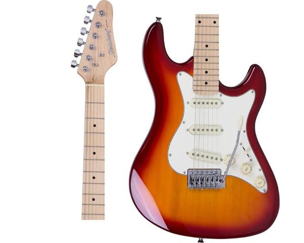 Guitarra Stratocaster Strinberg STS 100 Cherry Burst CS
