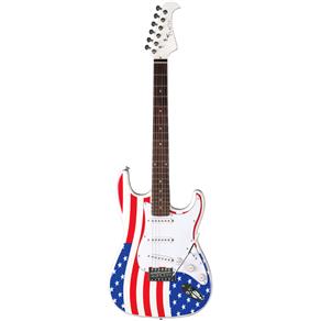 Guitarra Stratocaster STS001 Eagle US Flag