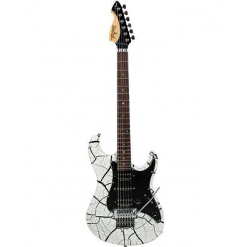 Guitarra Stratocaster Tagima J-1 Juninho Afram - Branca, com Case Rígido