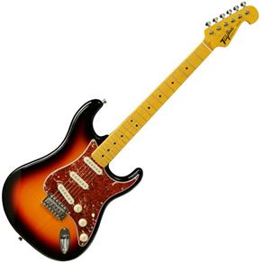 Guitarra Stratocaster Tagima Tg530 Woodstock com Cabo de Tg 530 - Preto e Laranja