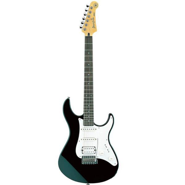 Guitarra Stratocaster Yamaha PACIF112J Preta com 22 Trastes 2 Single 1 Humbucker